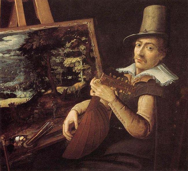 Paul Bril Self-Portrait oil painting image